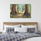 Toile "Parmi les séquoias" (Insitu(Chambre))