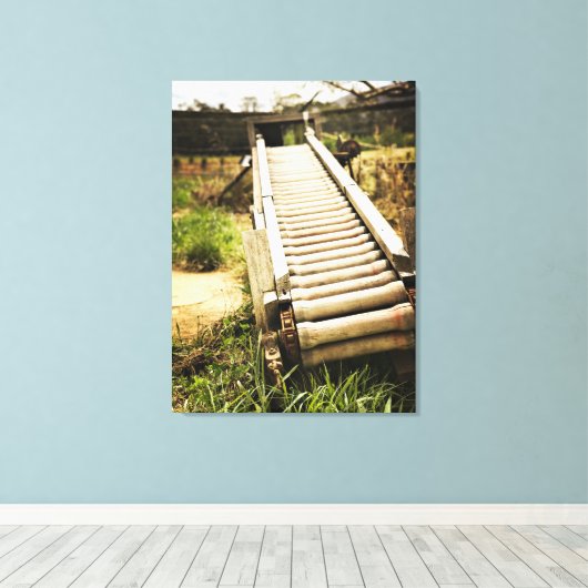Toile paroi vintage (Insitu (Plancher de Bois))