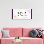 Toile Paroles à vivre (Insitu(Salon))