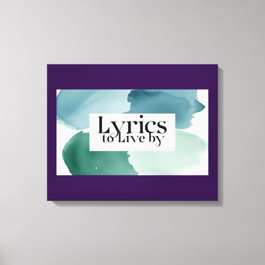 Toile Paroles pour vivre 3 (Recto)