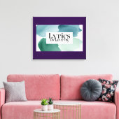 Toile Paroles pour vivre 3 (Insitu(Salon))