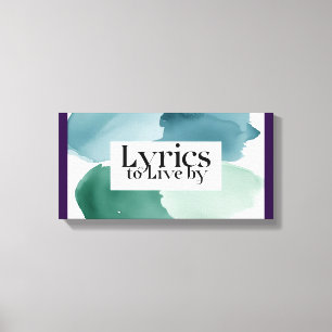 Toile Paroles pour vivre 3