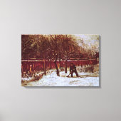 Toile Parsonage Garden à Nuenen par Vincent van Gogh (Recto)