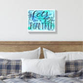 Toile Partez pour l'aventure  (Insitu(Chambre))