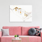 Toile Parthenon Athènes (Insitu(Salon))