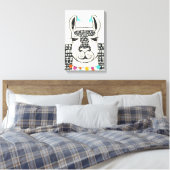 Toile Parti Llama - Portrait (Insitu(Chambre))