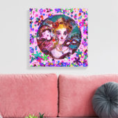 TOILE PARTI VALENTINE VÉNITIEN DE MASQUÉRADE (Insitu(Salon))