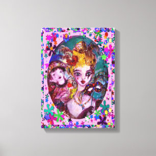 TOILE PARTI VALENTINE VÉNITIEN DE MASQUÉRADE