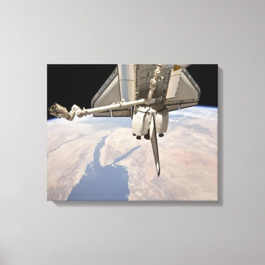 Toile Partie arrière de la navette spatiale ancrée (Recto)
