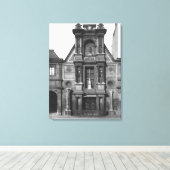 Toile Partie centrale de la façade principale � (Insitu (Plancher de Bois))