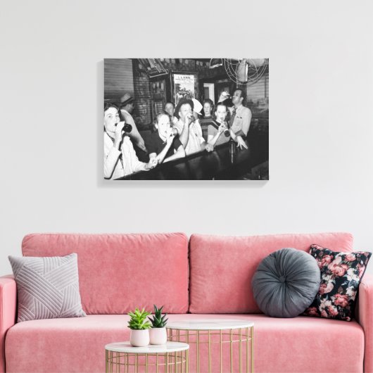 Toile Partie de fin d'interdiction (Insitu(Salon))