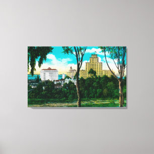 Toile Partie de l'horizon de San Diego montrant l'EL