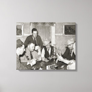 Toile Partie de poker, 1939