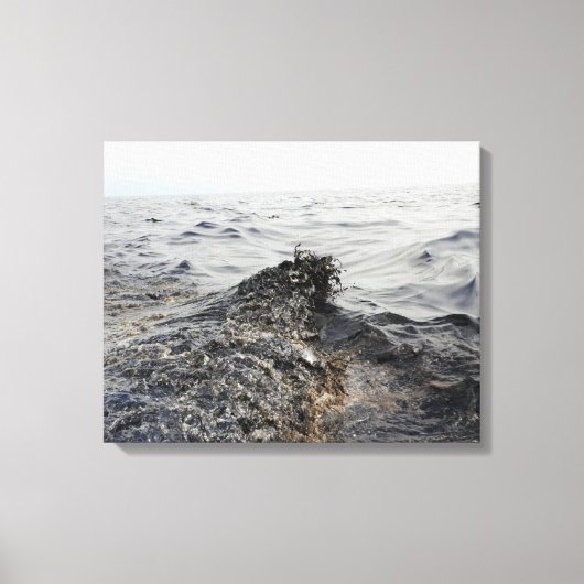 Toile Partie d'une nappe de pétrole dans le golfe du Mex (Recto)