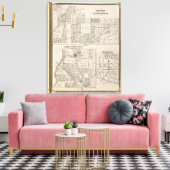 Toile Partie nord-est d'Indianapolis (Insitu(Salon))