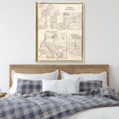 Toile Partie nord-est d'Indianapolis (Insitu(Chambre))