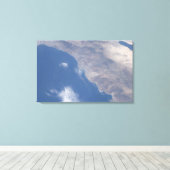 Toile Partie sud de la Californie vue depuis l'espace (Insitu (Plancher de Bois))