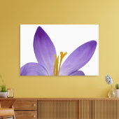 Toile Parties de fleurs de crocus. (Insitu(Salon))