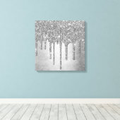 Toile Parties scintillant d'argent de dépôt | Platinum F (Insitu (Plancher de Bois))