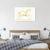 Toile Parties scintillant d'or Imaginaire Unicorn (Insitu(Chambre))