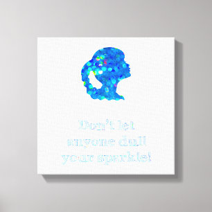 Toile Parties scintillant fille