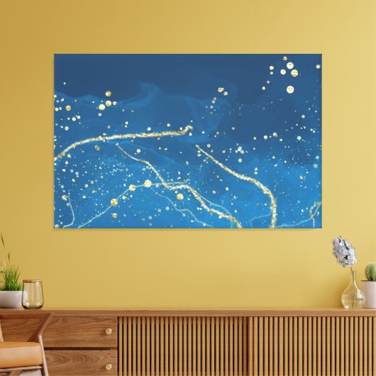 Toile Parties scintillant lumineuse (Insitu(Salon))