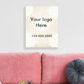 Toile Parties scintillant verte simple ajouter votre num (Insitu(Salon))