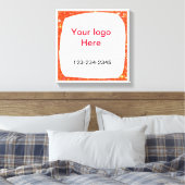 Toile Parties scintillant verte simple ajouter votre num (Insitu(Chambre))