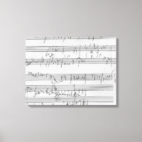 Partition musicale manuscrite