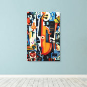 Toile Parto de Viola Bom Menage, Cubisme, (Insitu (Plancher de Bois))