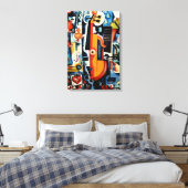 Toile Parto de Viola Bom Menage, Cubisme, (Insitu(Chambre))