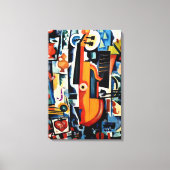 Toile Parto de Viola Bom Menage, Cubisme, (Recto)