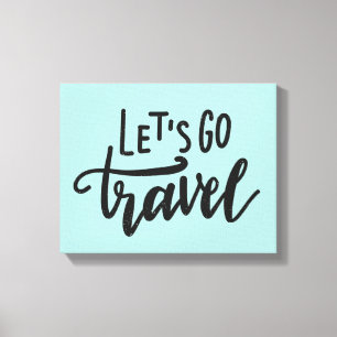 Toile Partons voyage