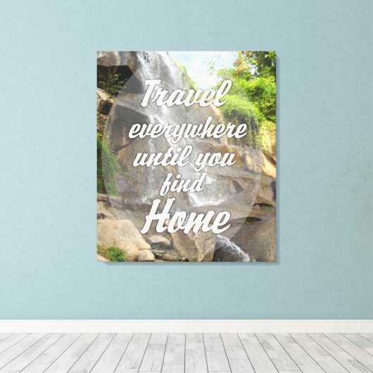 Toile Partout - cascade (Insitu (Plancher de Bois))