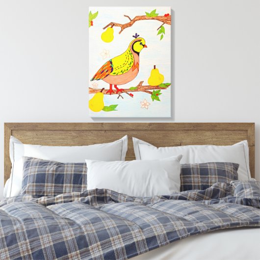 Toile Partridge in Pear Tree (Insitu(Chambre))