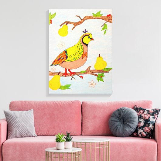 Toile Partridge in Pear Tree (Insitu(Salon))
