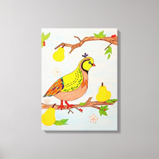 Toile Partridge in Pear Tree (Recto)