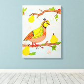 Toile Partridge in Pear Tree (Insitu (Plancher de Bois))