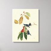 Toile Paruline azurée (Cerulean), Audubon Birds of Ameri (Recto)