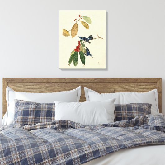 Toile Paruline azurée (Cerulean), Audubon Birds of Ameri (Insitu(Chambre))