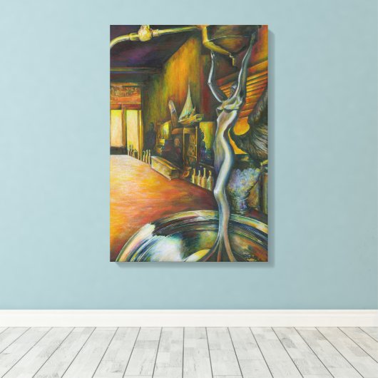 Toile Pas À Moins De Commencer À Hummer. (Insitu (Plancher de Bois))