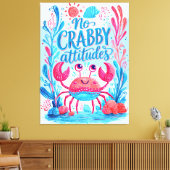 Toile Pas d'attitudes grincheuses (Insitu(Salon))