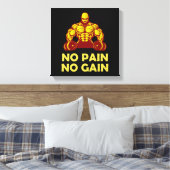 Toile pas de douleur pas de gain (Insitu(Chambre))