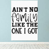 Toile Pas De Famille Comme Celle Que J'Ai Obtenu Drôle F (Insitu (Plancher de Bois))