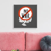 Toile Pas de guerre avec la colombe (Insitu(Salon))