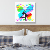 TOILE PAS DE PEUR JUSTE FAITH FIGURE SKATING BUTTERFLY D (Insitu(Chambre))