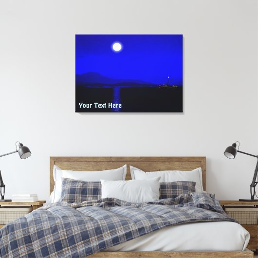 Toile Passage au clair de lune (Insitu(Chambre))