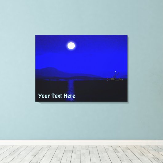 Toile Passage au clair de lune (Insitu (Plancher de Bois))