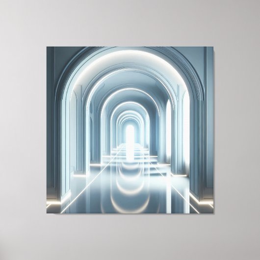Toile Passage avec perspective lumineuse (Recto)