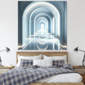Toile Passage avec perspective lumineuse (Insitu(Chambre))